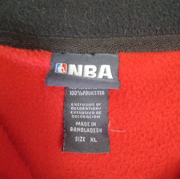 Portland Trailblazers Pullover Polo Fleece Size XL - Picture 3 of 3